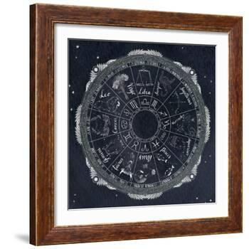 Night Sky Zodiac-Sara Zieve Miller-Framed Art Print