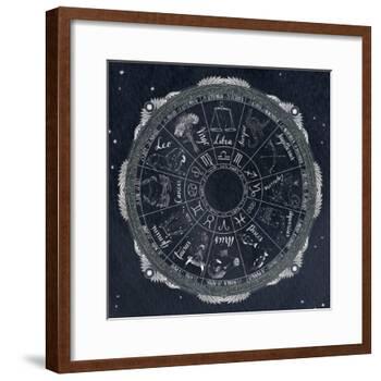 Night Sky Zodiac-Sara Zieve Miller-Framed Art Print