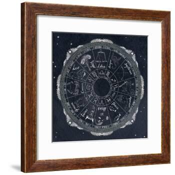 Night Sky Zodiac-Sara Zieve Miller-Framed Art Print