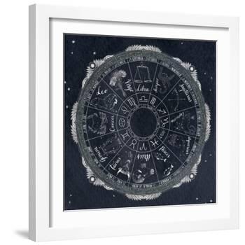 Night Sky Zodiac-Sara Zieve Miller-Framed Art Print
