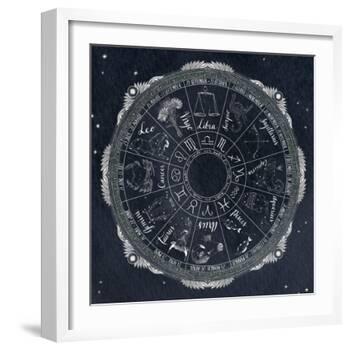 Night Sky Zodiac-Sara Zieve Miller-Framed Art Print