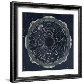 Night Sky Zodiac-Sara Zieve Miller-Framed Art Print