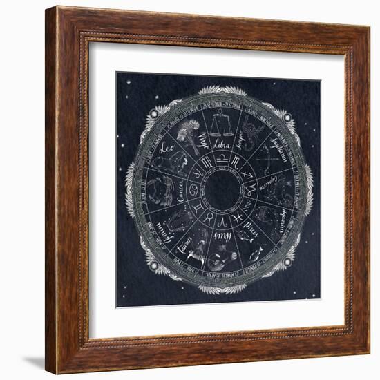 Night Sky Zodiac-Sara Zieve Miller-Framed Art Print