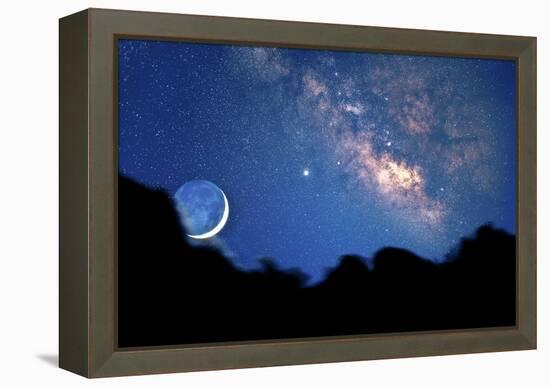 Night Sky-David Nunuk-Framed Premier Image Canvas