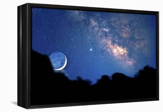 Night Sky-David Nunuk-Framed Premier Image Canvas