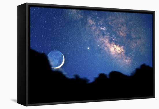 Night Sky-David Nunuk-Framed Premier Image Canvas