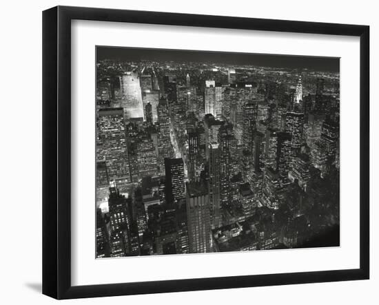 Night Skyline-Chris Bliss-Framed Photographic Print