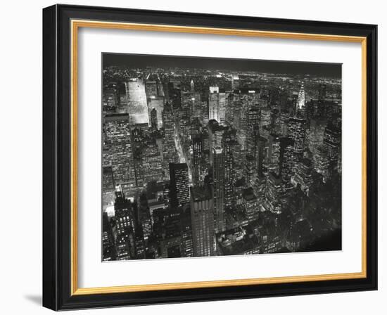 Night Skyline-Chris Bliss-Framed Photographic Print