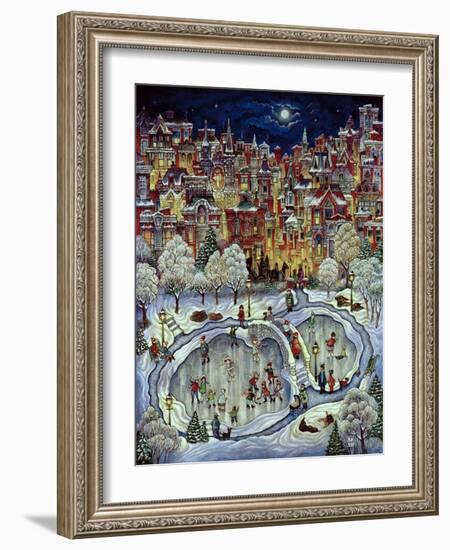 Night Snow-Bill Bell-Framed Giclee Print