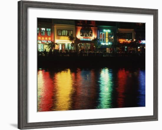 Night Spot at Boat Quay, Singapore-Russell Gordon-Framed Photographic Print