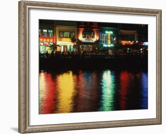 Night Spot at Boat Quay, Singapore-Russell Gordon-Framed Photographic Print