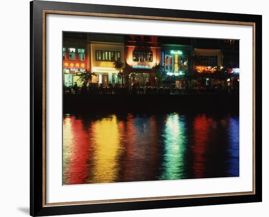 Night Spot at Boat Quay, Singapore-Russell Gordon-Framed Photographic Print