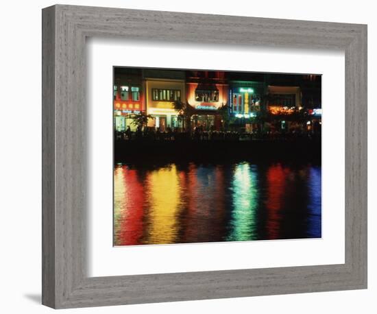 Night Spot at Boat Quay, Singapore-Russell Gordon-Framed Photographic Print