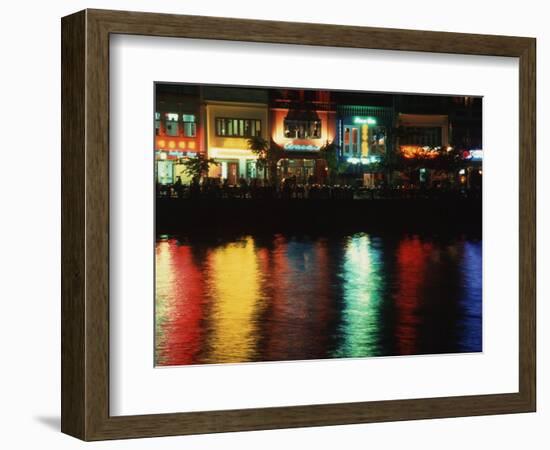 Night Spot at Boat Quay, Singapore-Russell Gordon-Framed Photographic Print