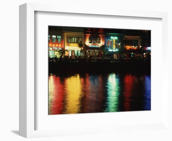 Night Spot at Boat Quay, Singapore-Russell Gordon-Framed Photographic Print