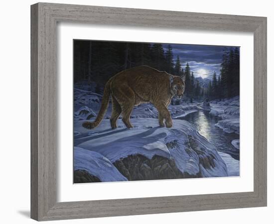 Night Stalker-Bruce Dumas-Framed Giclee Print