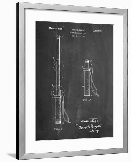 Night Stick Patent-Cole Borders-Framed Art Print