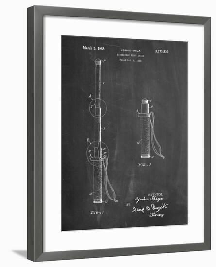 Night Stick Patent-Cole Borders-Framed Art Print