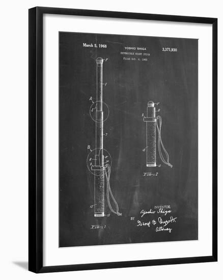 Night Stick Patent-Cole Borders-Framed Art Print