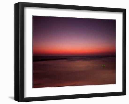 Night Surfer-Josh Adamski-Framed Photographic Print