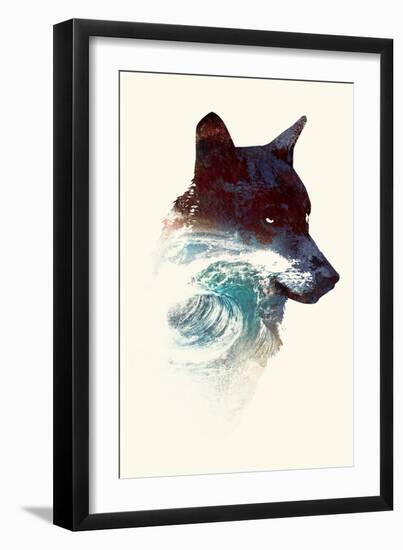 Night Swim-Robert Farkas-Framed Art Print