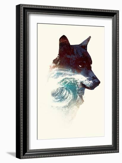 Night Swim-Robert Farkas-Framed Art Print