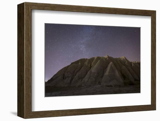 Night Time in the Rose Valley Showing the Rock Formations and Desert Landscape Light-David Clapp-Framed Photographic Print