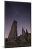 Night Time in the Rose Valley Showing the Rock Formations and Desert Landscape Light-David Clapp-Mounted Photographic Print