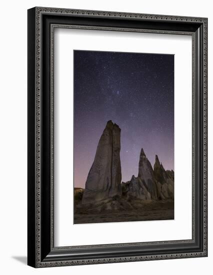 Night Time in the Rose Valley Showing the Rock Formations and Desert Landscape Light-David Clapp-Framed Photographic Print