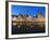 Night Time Reflection of Waterfront Town Houses, Ghent, Flanders, Belgium, Europe-Christian Kober-Framed Photographic Print