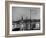 Night Time View of the City of Hamburg, Looking Across River at the New Post War Construction-Walter Sanders-Framed Photographic Print