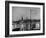 Night Time View of the City of Hamburg, Looking Across River at the New Post War Construction-Walter Sanders-Framed Photographic Print