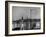 Night Time View of the City of Hamburg, Looking Across River at the New Post War Construction-Walter Sanders-Framed Photographic Print