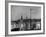 Night Time View of the City of Hamburg, Looking Across River at the New Post War Construction-Walter Sanders-Framed Photographic Print