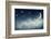 Night Time with Stars and Moon-egal-Framed Premium Photographic Print