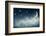 Night Time with Stars and Moon-egal-Framed Photographic Print