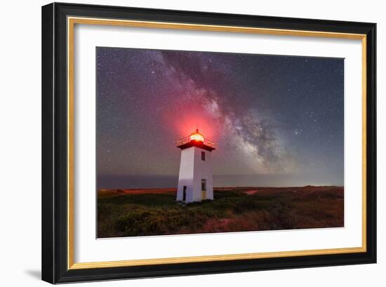 Night Tower-Michael Blanchette Photography-Framed Photographic Print