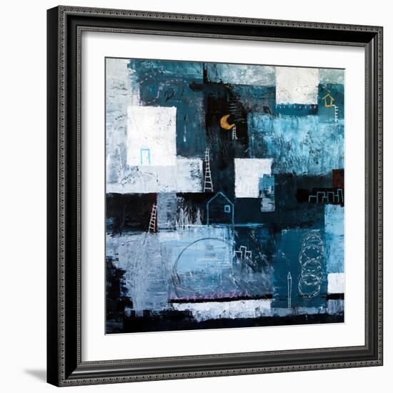 Night Town-Hyunah Kim-Framed Art Print