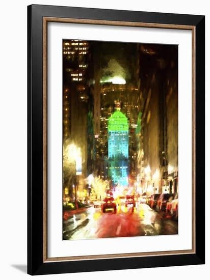 Night Traffic on Park Avenue-Philippe Hugonnard-Framed Giclee Print