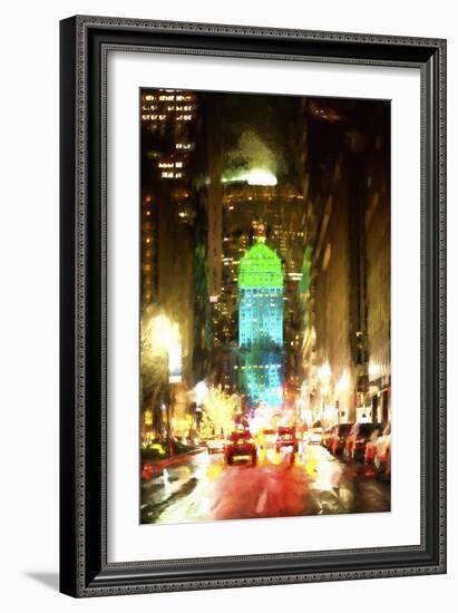 Night Traffic on Park Avenue-Philippe Hugonnard-Framed Giclee Print