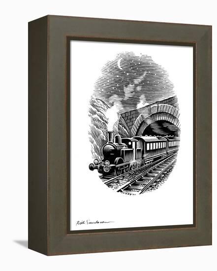 Night Train, Artwork-Bill Sanderson-Framed Premier Image Canvas