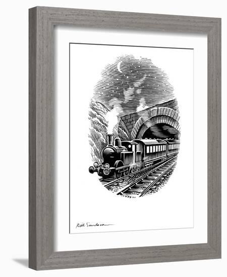 Night Train, Artwork-Bill Sanderson-Framed Photographic Print