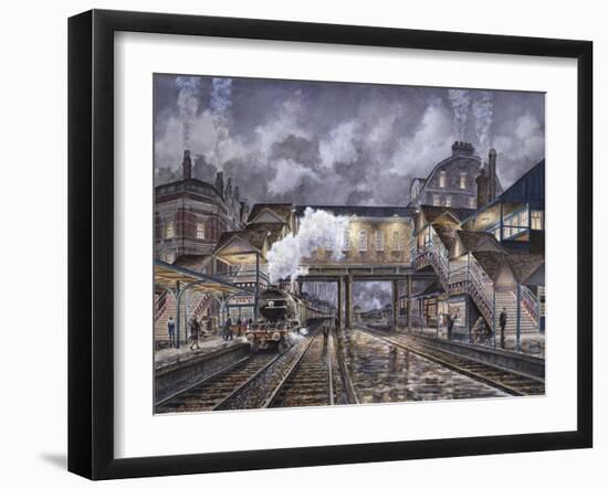 Night Train To Edinbourough-Stanton Manolakas-Framed Giclee Print