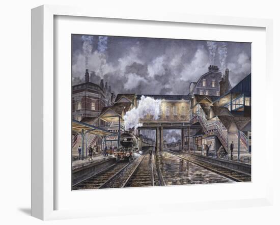 Night Train To Edinbourough-Stanton Manolakas-Framed Giclee Print