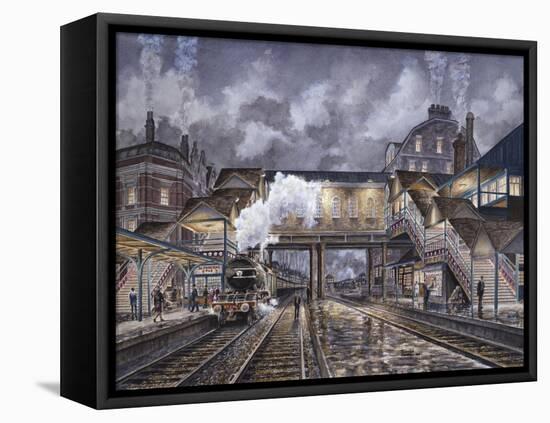 Night Train To Edinbourough-Stanton Manolakas-Framed Premier Image Canvas