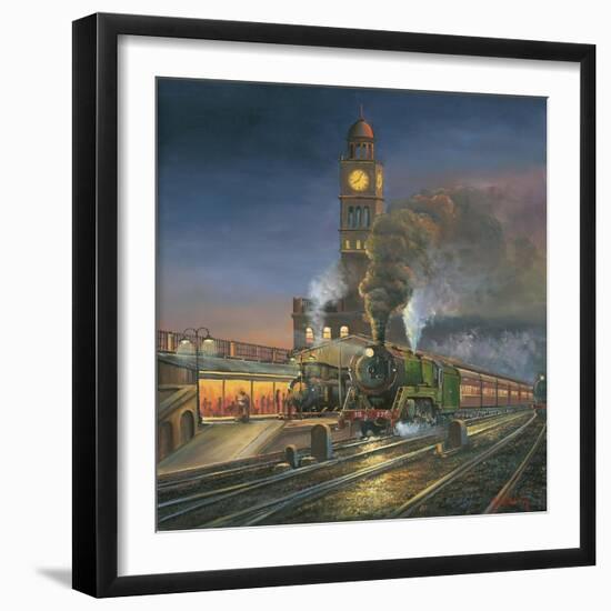 Night Train-John Bradley-Framed Giclee Print