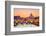 Night View At St. Peter'S Cathedral In Rome, Italy-sborisov-Framed Photographic Print