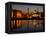 Night View of Albert Dock and the "Three Graces," Liverpool, United Kingdom-Glenn Beanland-Framed Premier Image Canvas