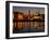 Night View of Albert Dock and the "Three Graces," Liverpool, United Kingdom-Glenn Beanland-Framed Photographic Print