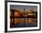 Night View of Albert Dock and the "Three Graces," Liverpool, United Kingdom-Glenn Beanland-Framed Photographic Print